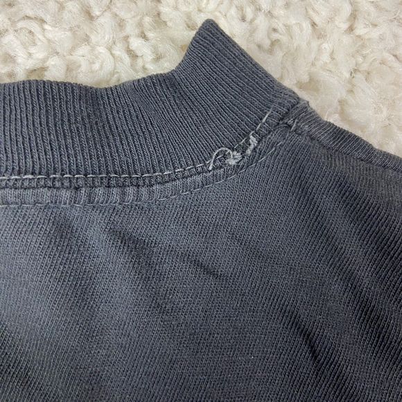 Vintage Poly Tees Shirt Adult XXXL Black Hawaii Parrot 1990 Flowers Butterfly - Picture 15 of 16